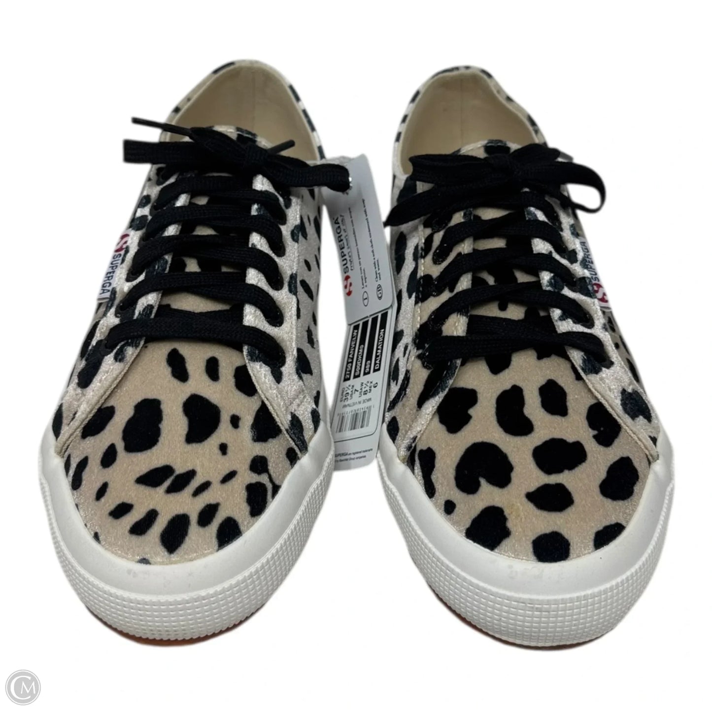 Velvet Shoes Sneakers By Superga In Animal Print, Size: 8.5