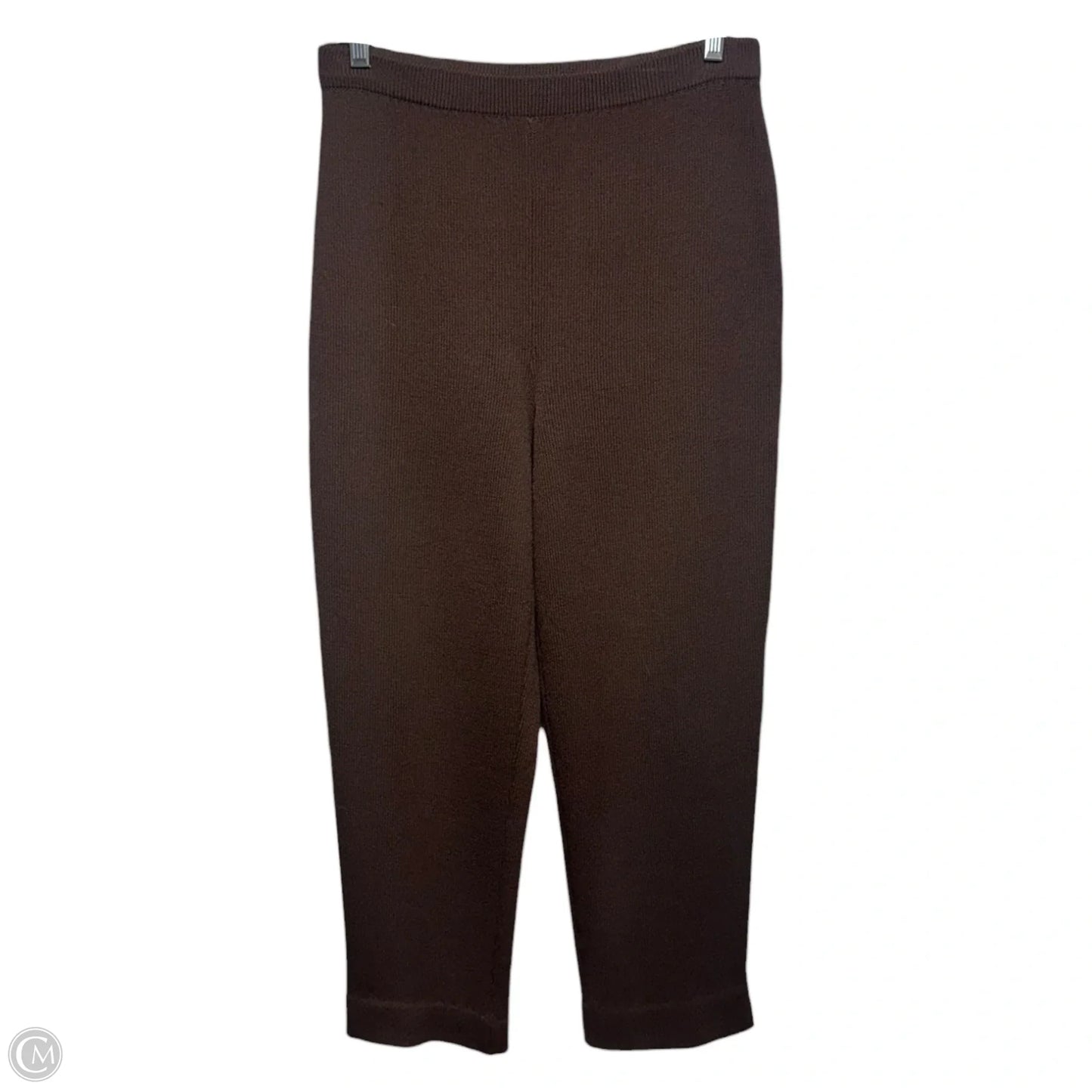 Knit Pants Luxury Designer By St John Collection In Brown, Size: 6