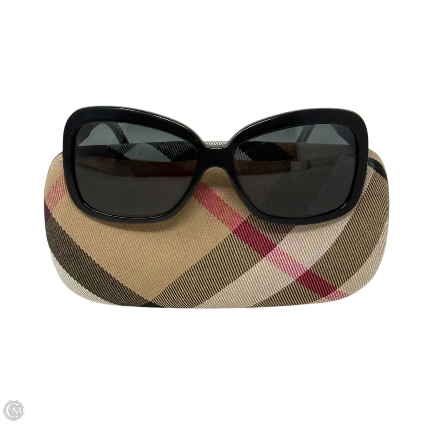 Classic Print Rounded Square B4173 Sunglasses Luxury Designer By Burberry