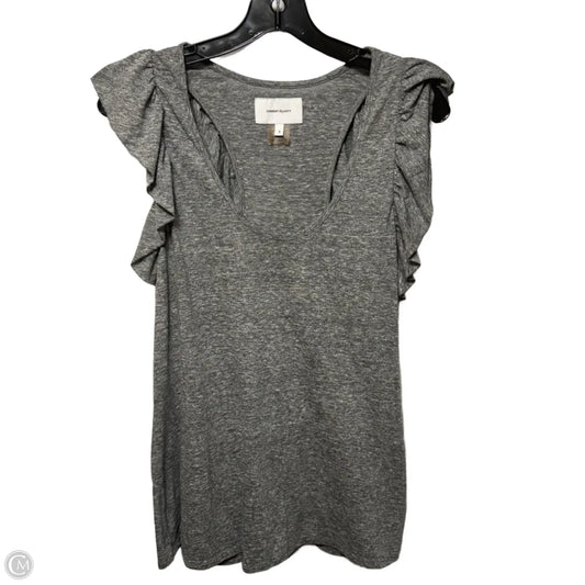 Top Sleeveless By Current Elliott In Grey, Size: L