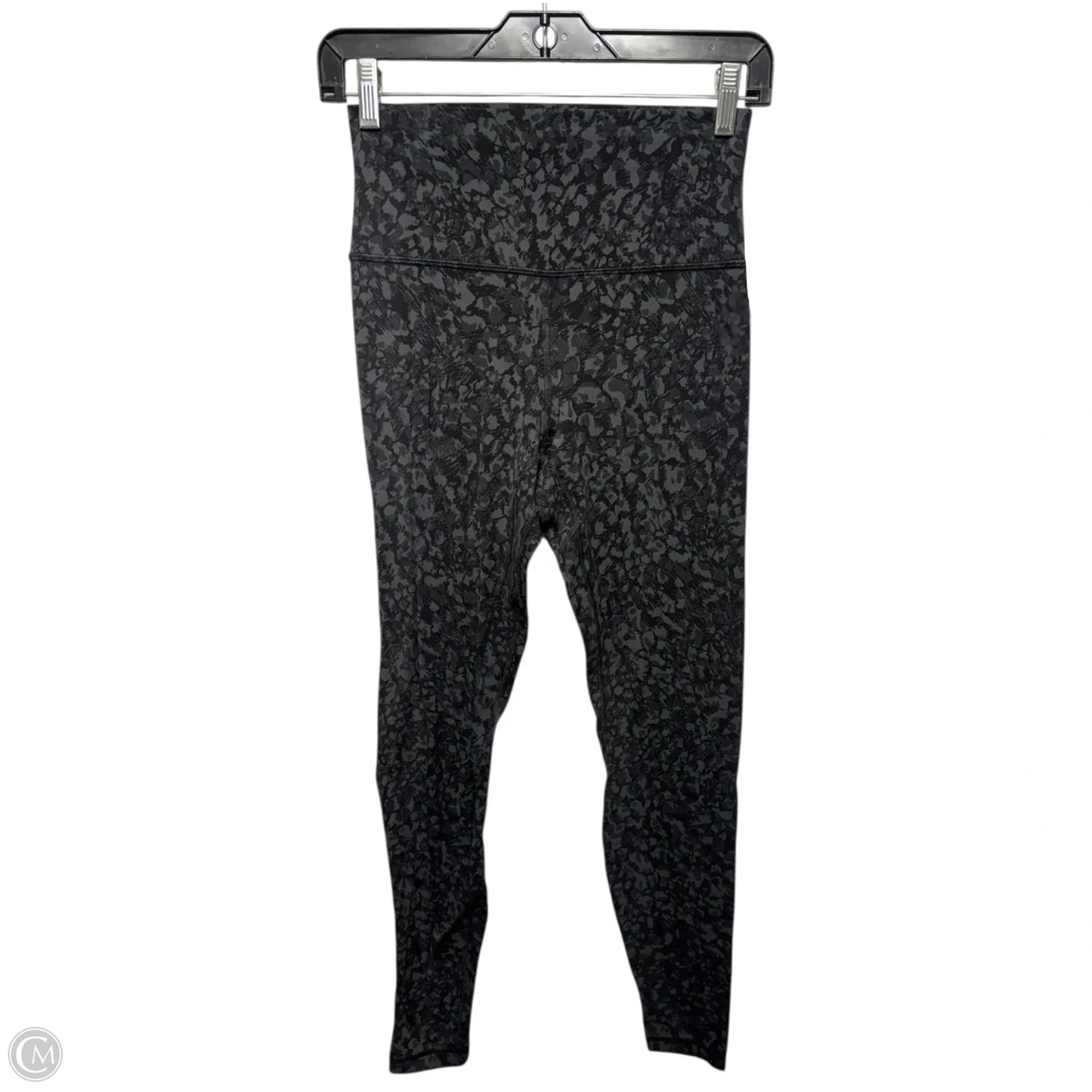 Athletic Leggings By Lululemon In Black & Grey, Size: 6