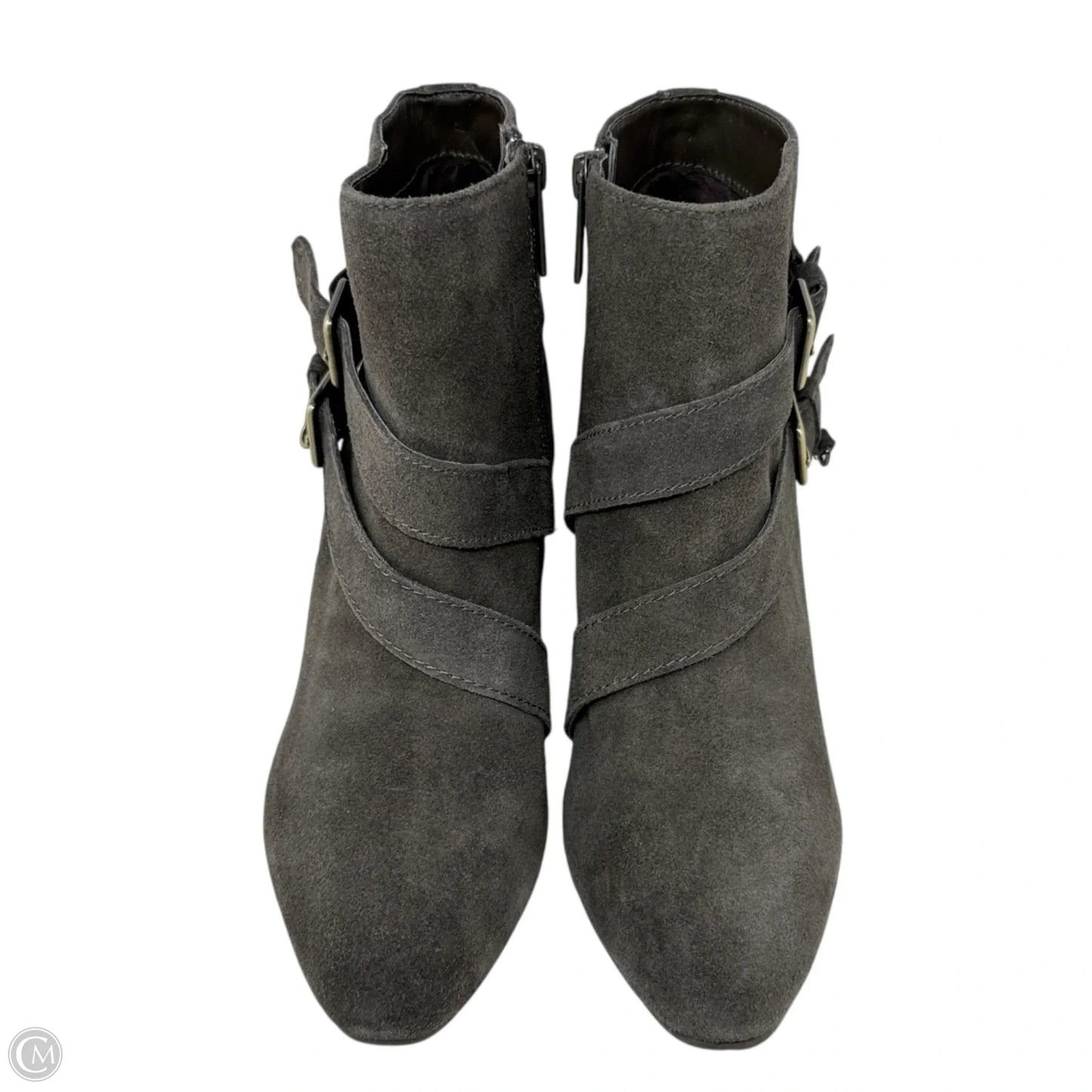 Suede Wedge Ankle Boots By Dolce Vita In Grey, Size: 8