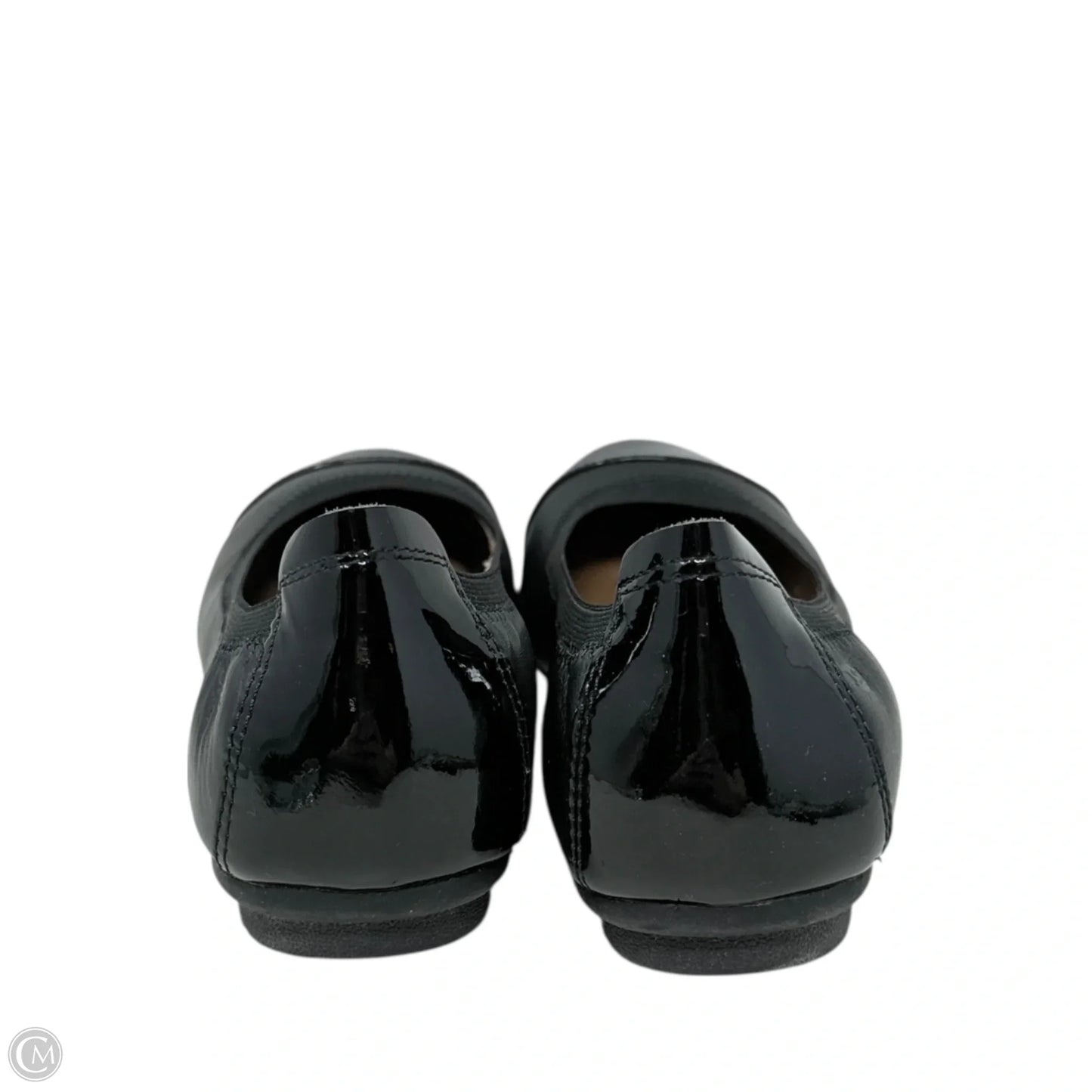 Pippa 07 Patent Cap Toe Leather Flats By Josef Seibel In Black, Size: 9 (40 EU)