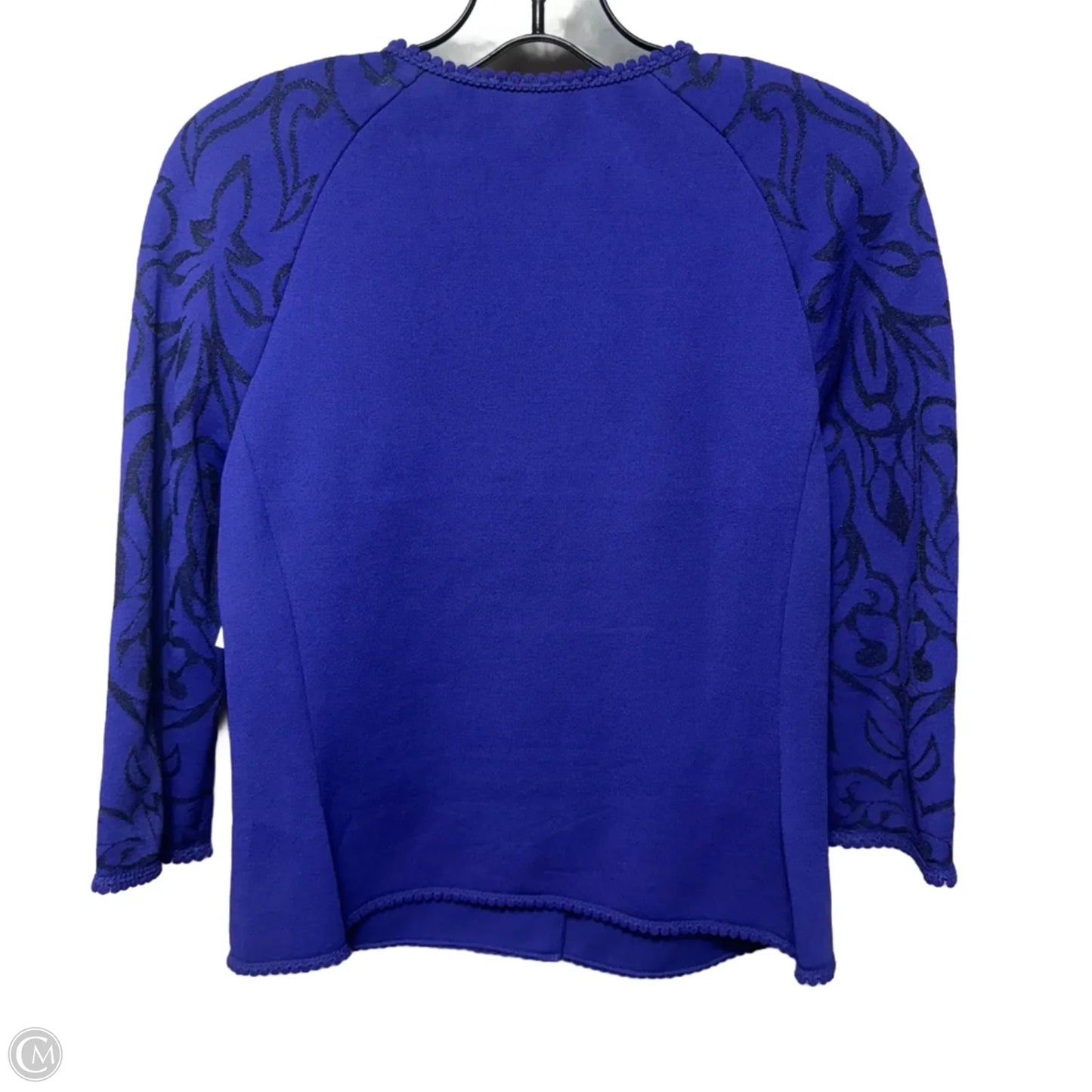 Blazer Luxury Designer By St John Collection In Purple, Size: 6