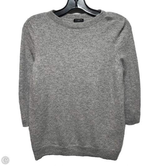 Sweater Cashmere By Talbots In Grey, Size: 1x