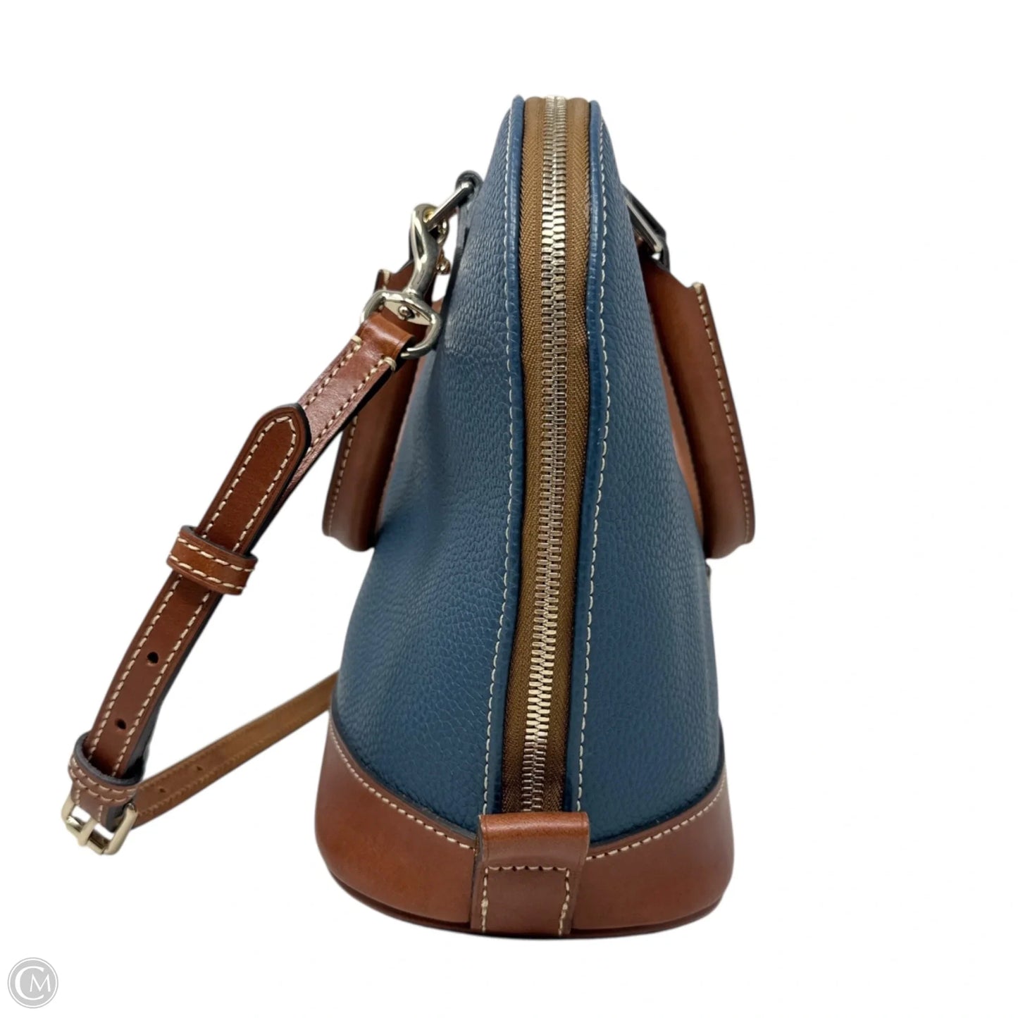 Pebble Grain Zip Zip Satchel Designer By Dooney And Bourke, Size: Medium