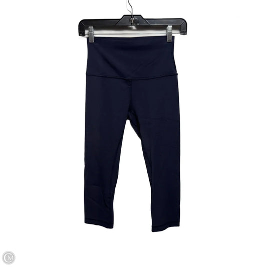 Athletic Leggings Capris By Lululemon In Purple, Size: 4