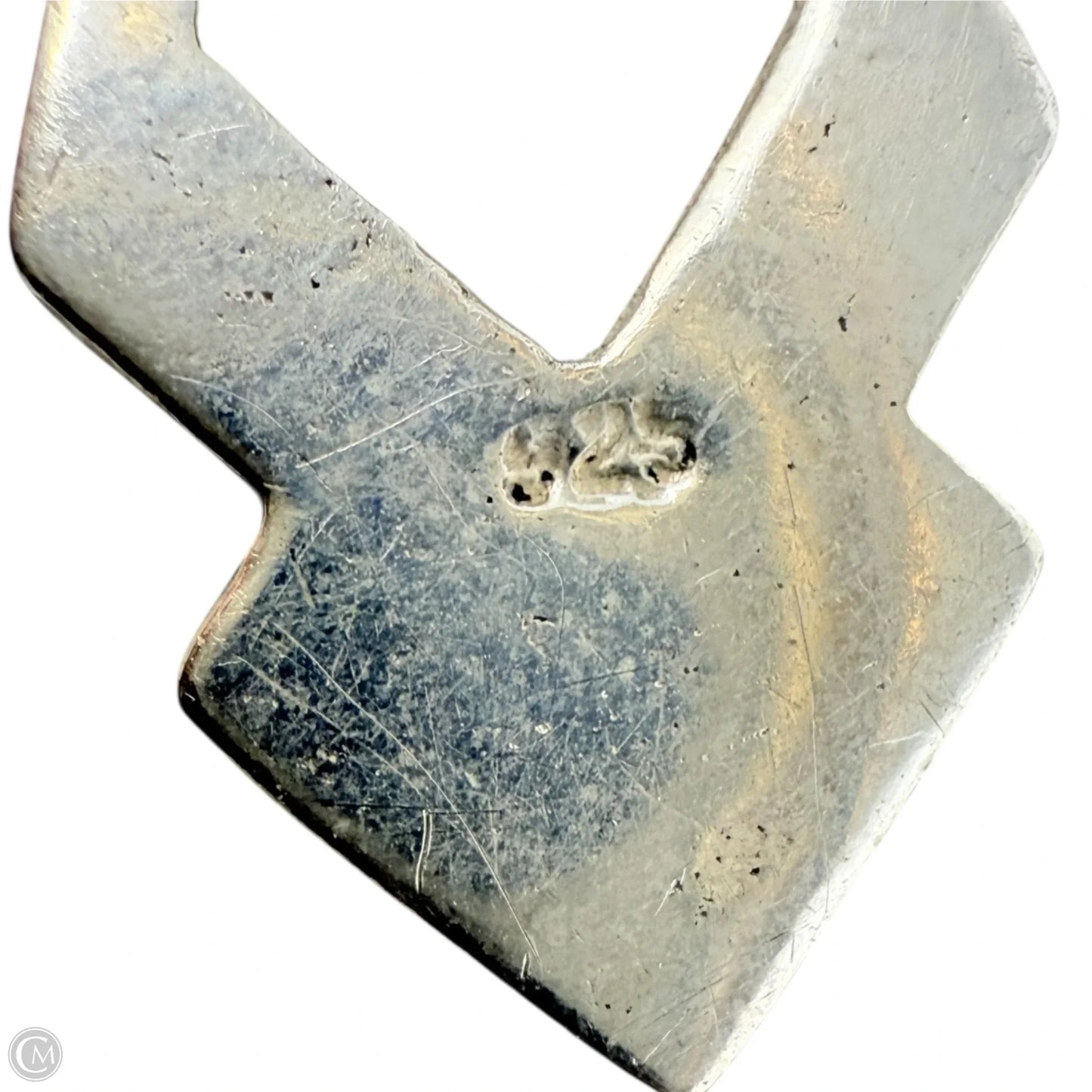 Art Deco Sterling Silver & Marcasite Dangle Earrings