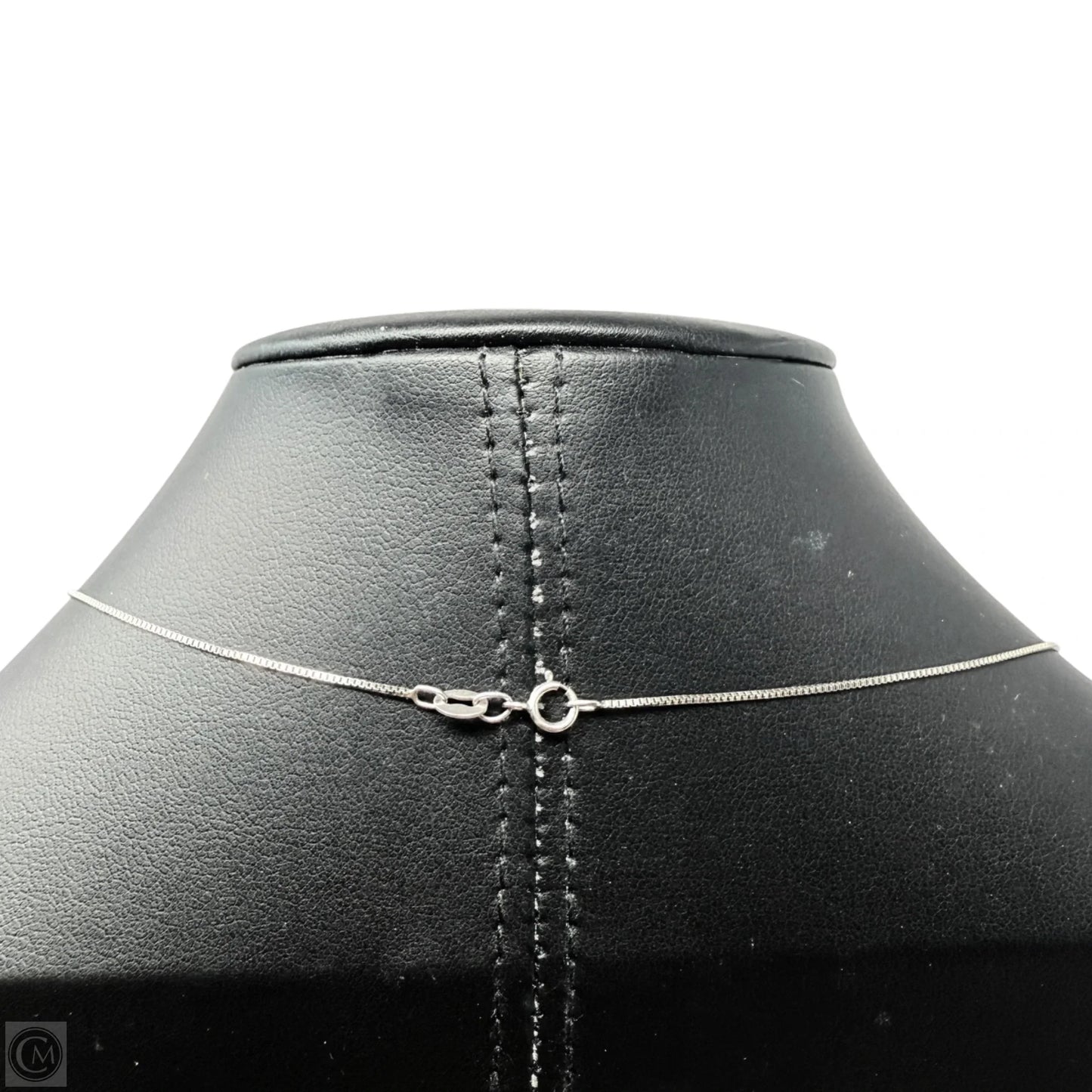 Sterling Silver & Sapphire CZ Cat Necklace