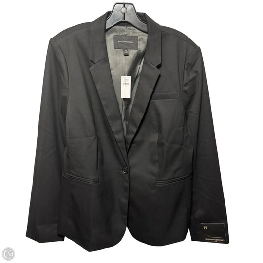 Blazer By Banana Republic In Black, Size: 14