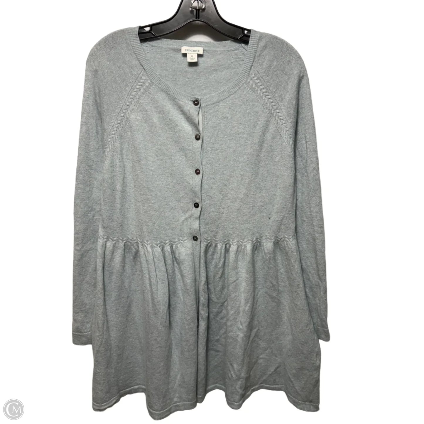 Sweater Cardigan By Sundance In Blue, Size: Xl