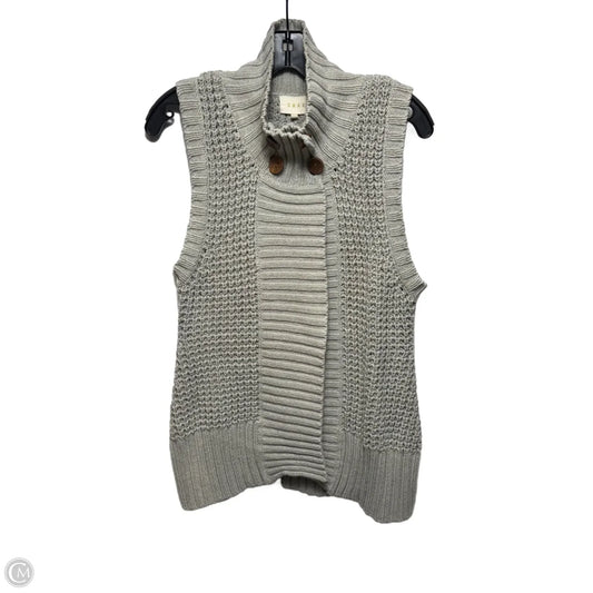 Vest Sweater By Shae In Grey, Size: S