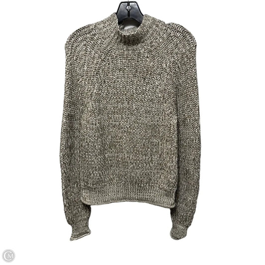 Sweater By Madewell In Green & White, Size: S