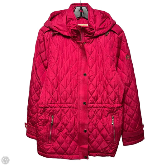 Jacket Puffer & Quilted By Michael By Michael Kors In Pink, Size: L