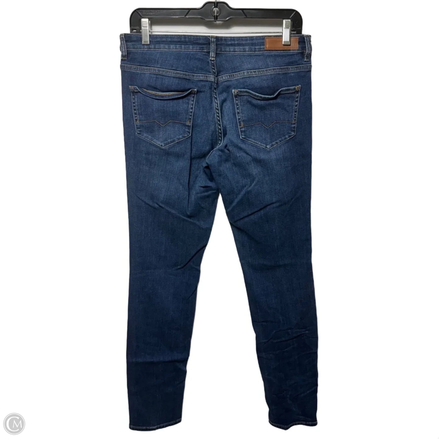 J20 Slim Mid Rise Jeans Skinny By BOSS by Hugo Boss In Blue Denim, Size: 8