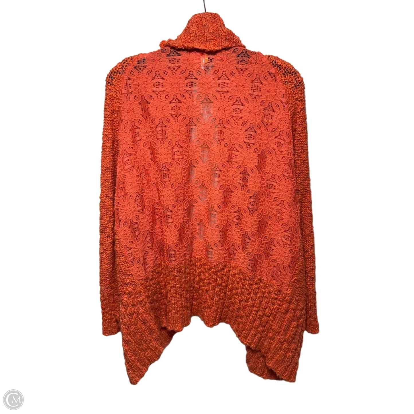 Sweater Cardigan By Ruby Rd In Orange, Size: Xl