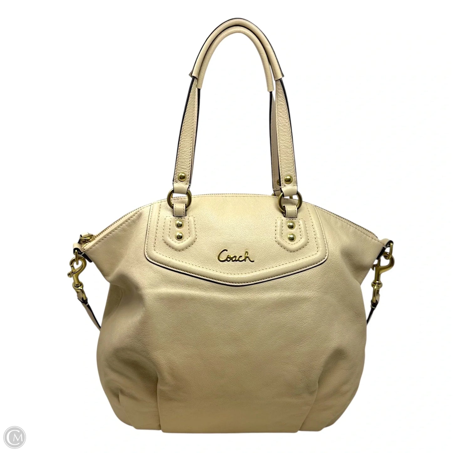 Ashley Satchel Handbag Designer By Coach, Size: Medium