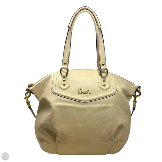 Ashley Satchel Handbag Designer By Coach, Size: Medium