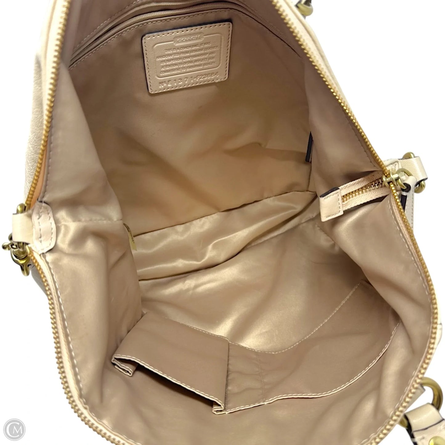 Ashley Satchel Handbag Designer By Coach, Size: Medium