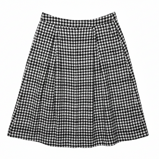 Skirt Midi By Who What Wear In Black & White, Size: 16