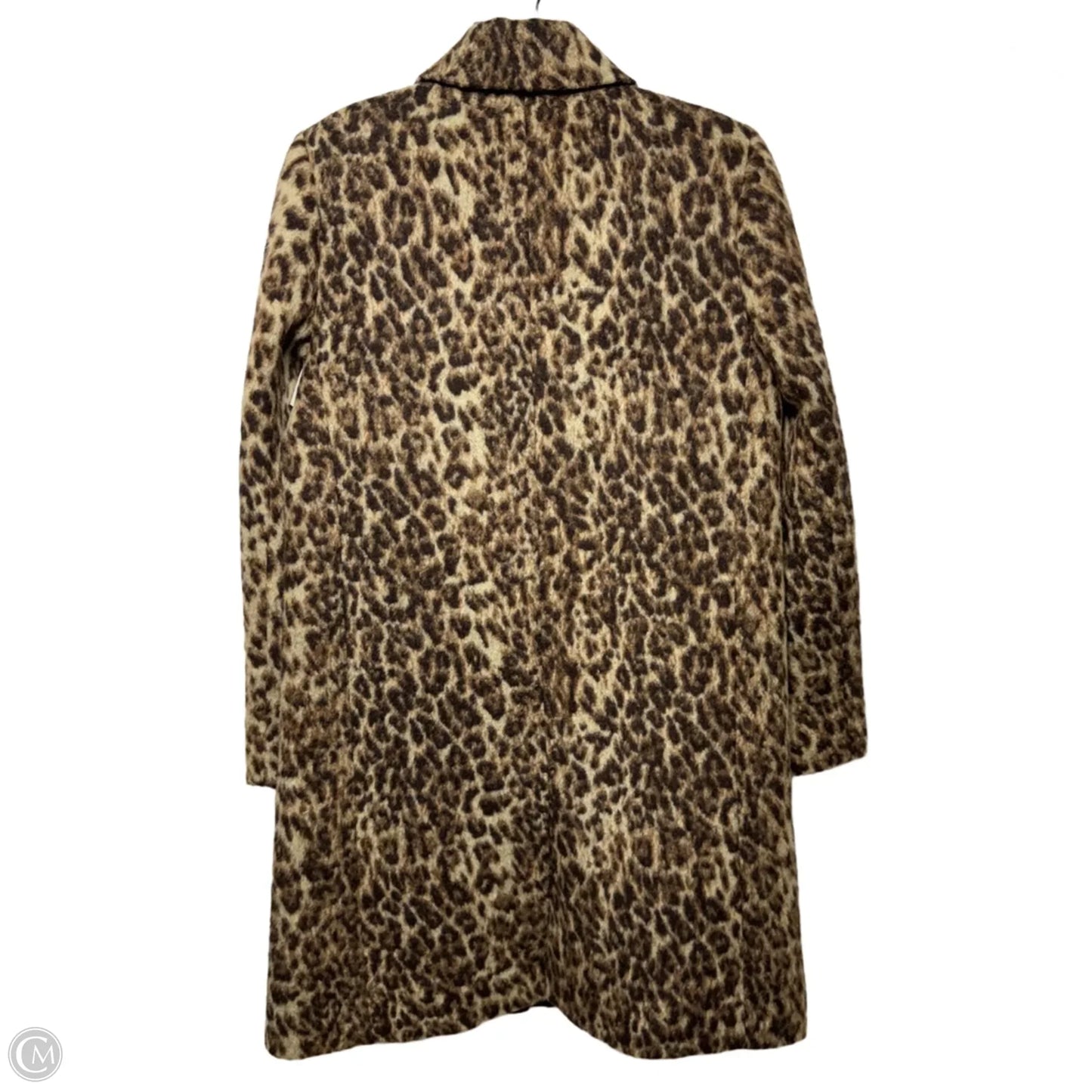 Double Leopard Topcoat By J. Crew In Animal Print, Size: 4