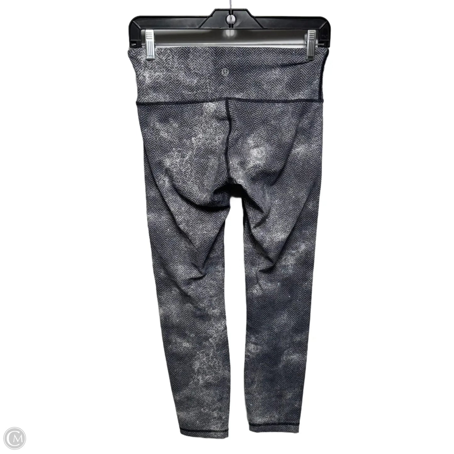 Athletic Leggings By Lululemon In Black & White, Size: 6