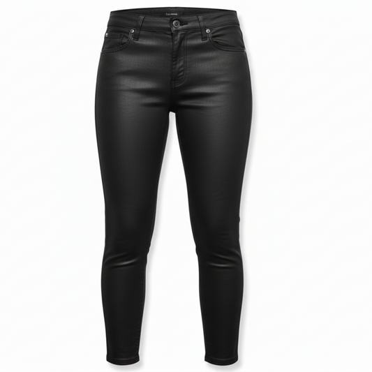 Coated Jeans Skinny By Madewell In Black, Size: 6