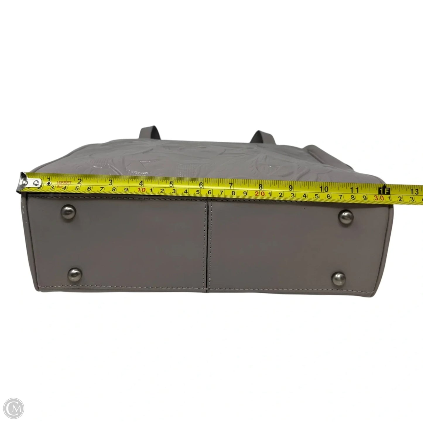 Rosedale Cavo Tooled Leather Tote Designer By Patricia Nash, Size: Medium