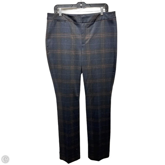 Pants Dress By Not Your Daughters Jeans In Plaid Pattern, Size: 12