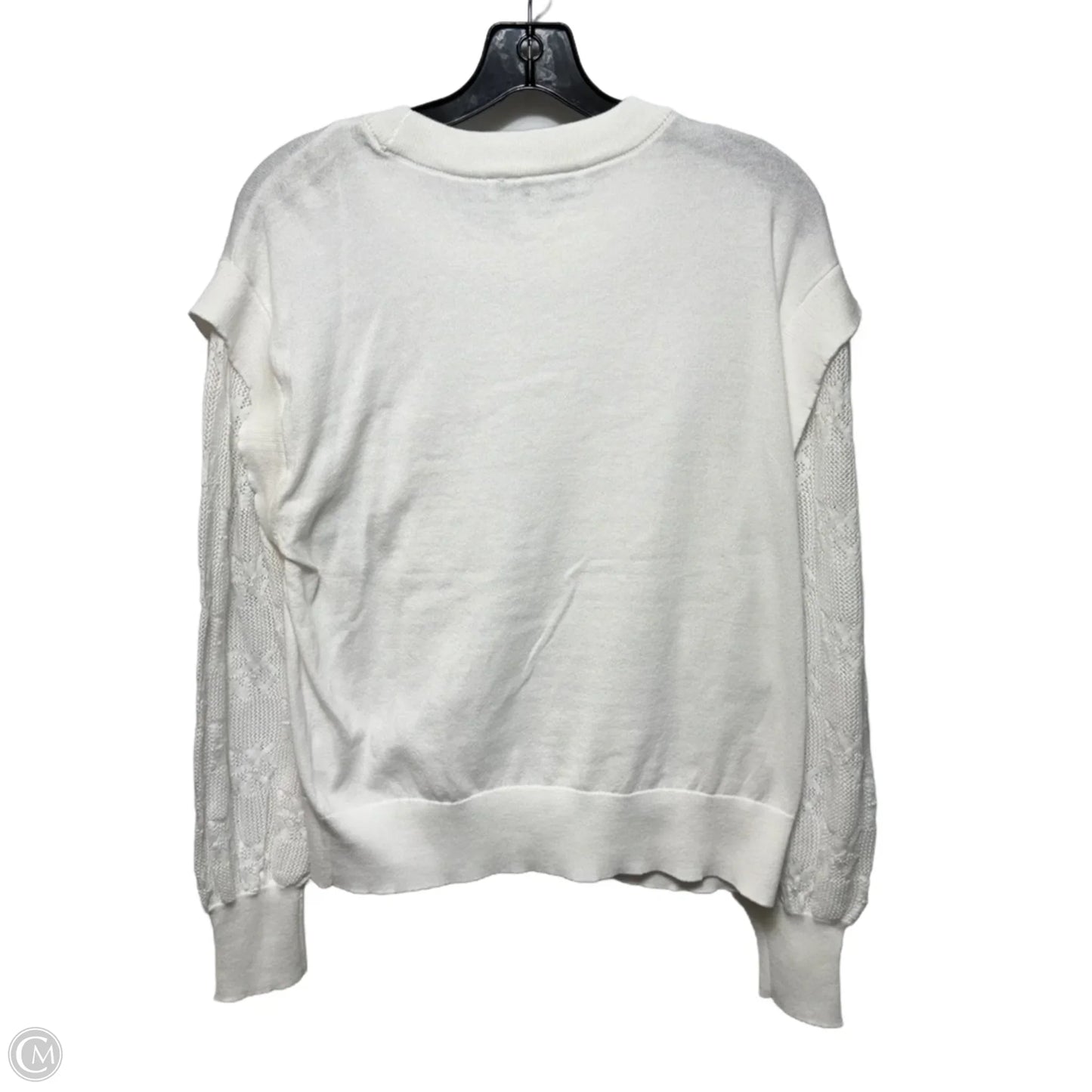 Sweater By Dkny In White, Size: L