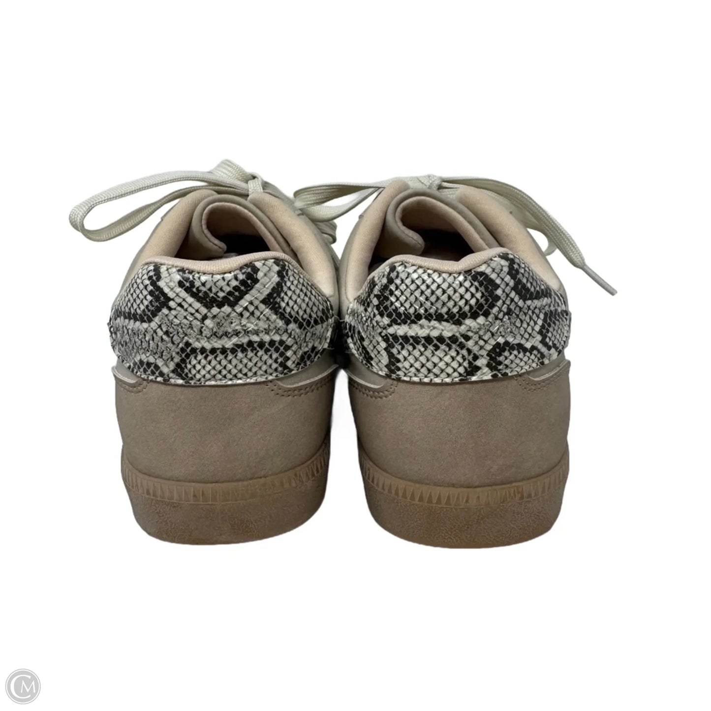 Quantum Snake Print Sneakers By Dolce Vita In Tan, Size: 7