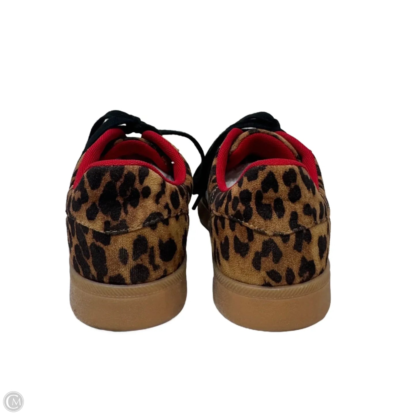 Leopard Print Low-top Sneakers By Nicole Miller In Animal Print, Size: 7.5