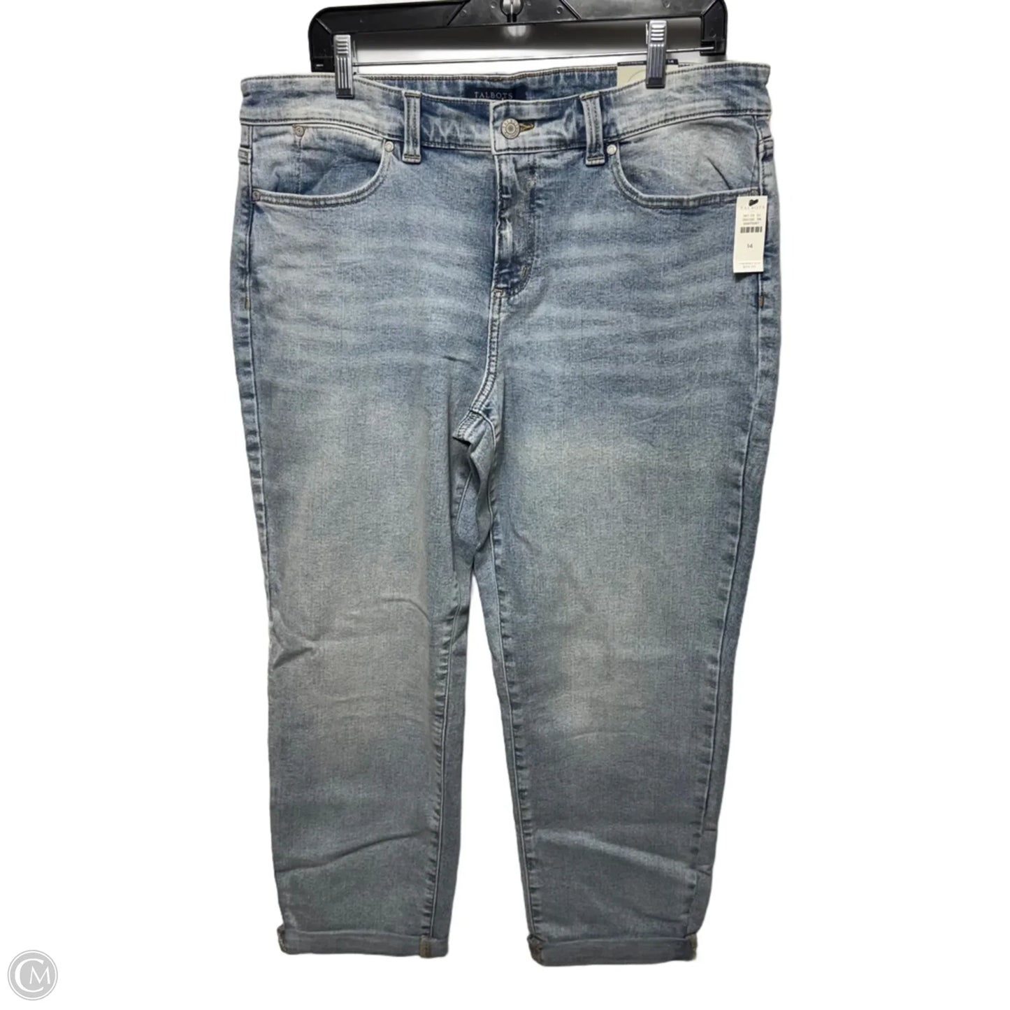 Jeans Boyfriend By Talbots In Blue Denim, Size: 14