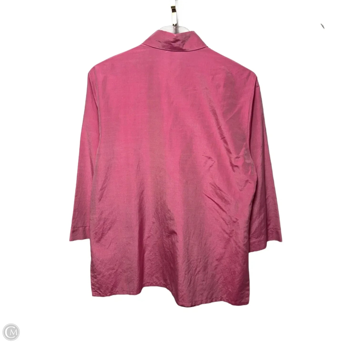 Silk Blend Shirt Designer By Escada Sport In Pink, Size: M (38 EU)
