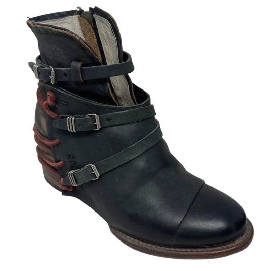 Crue Boots Ankle Heels By Freebird In Multi-colored, Size: 10