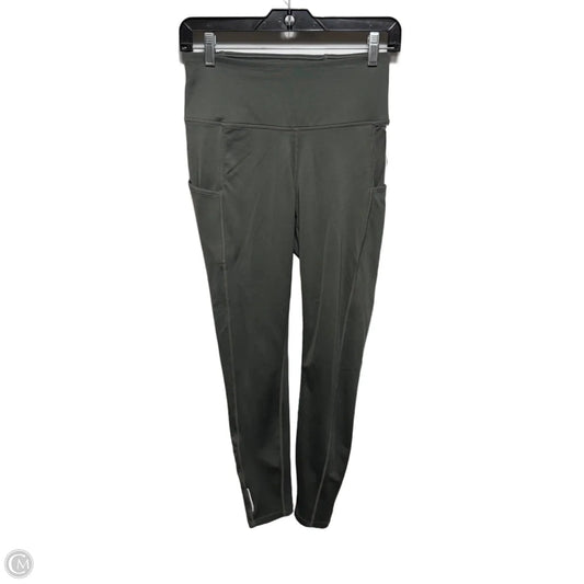 Athletic Leggings By Fly Low In Grey, Size: S