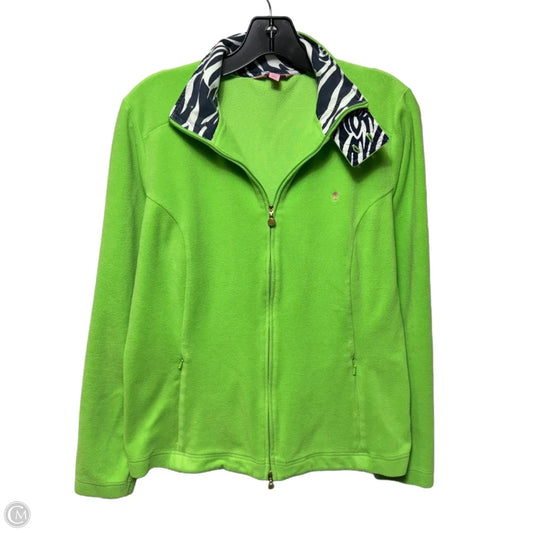 Fleece Jacket Designer By Lilly Pulitzer In Green, Size: Xl