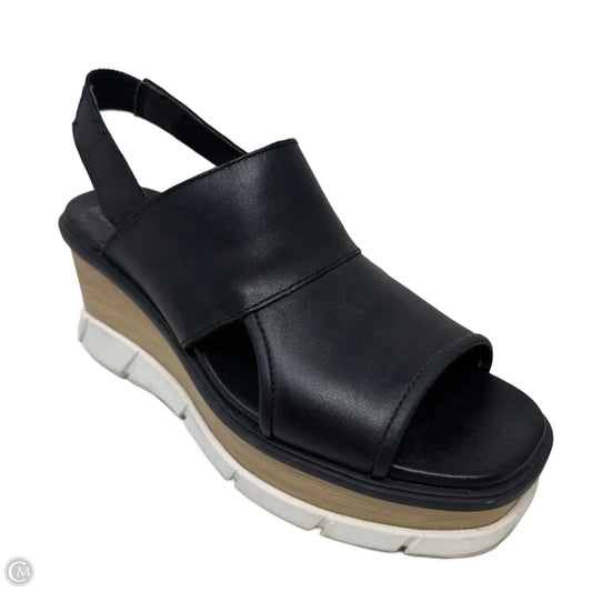 Joanie III Slingback Wedge Sandals By Sorel In Black, Size: 7.5