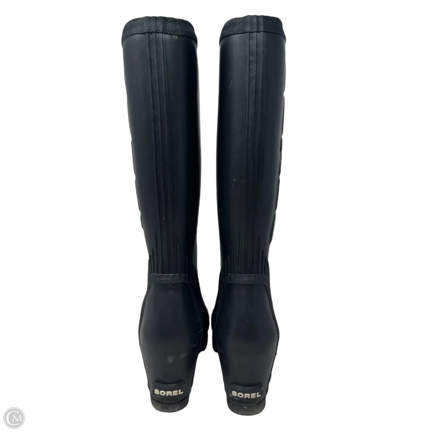 Joan Wedge Boots Rain By Sorel In Black, Size: 7