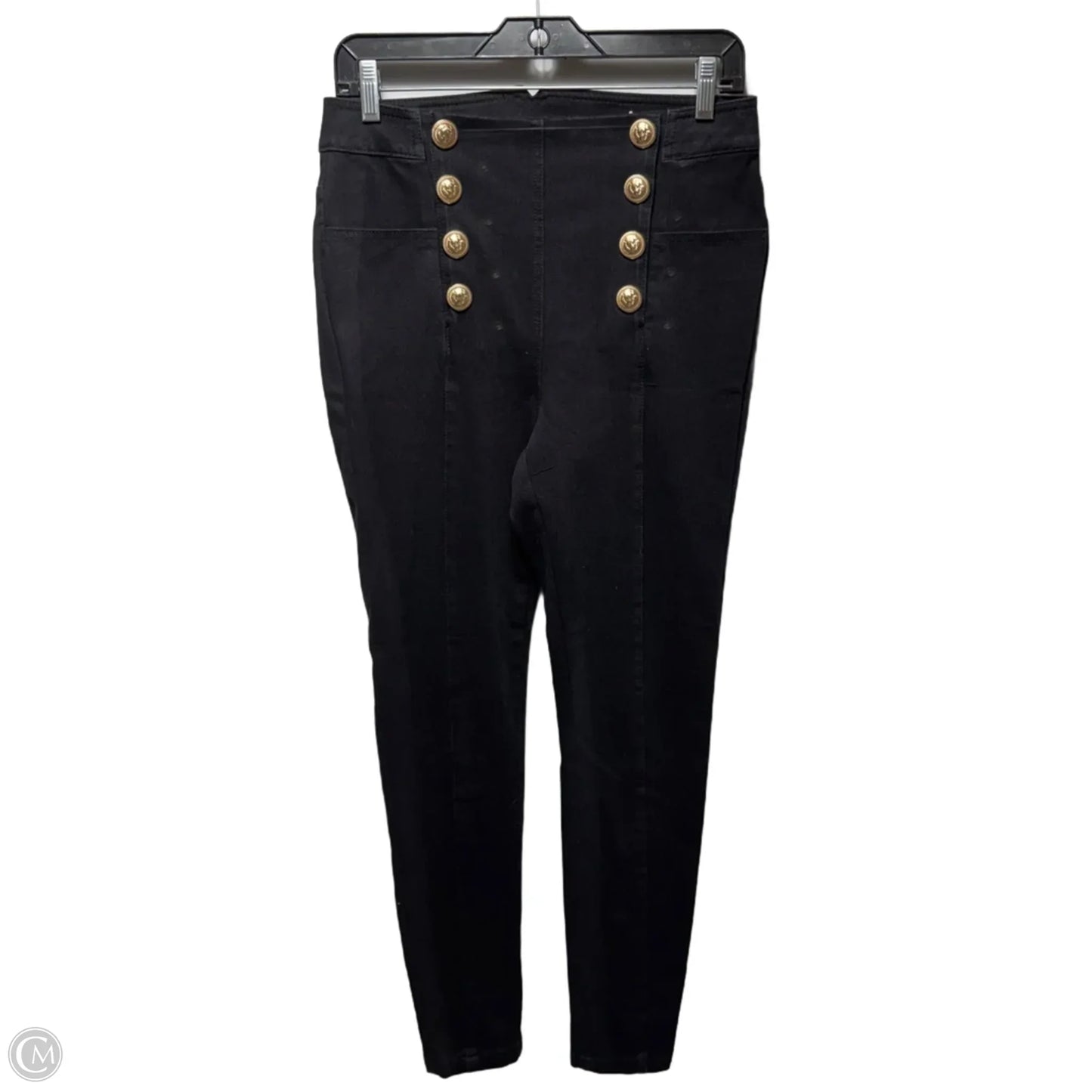 Hastings Sailor Jeans By J Mclaughlin In Black & Gold, Size: 6