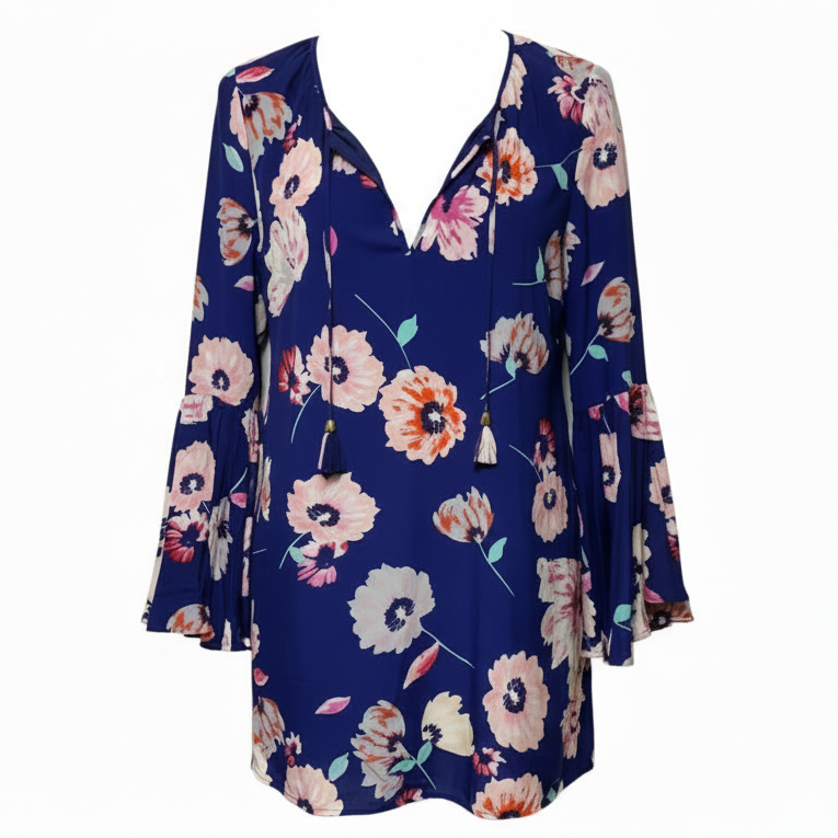 Celeste Silk Mini Dress By Yumi Kim In Floral Print, Size: M