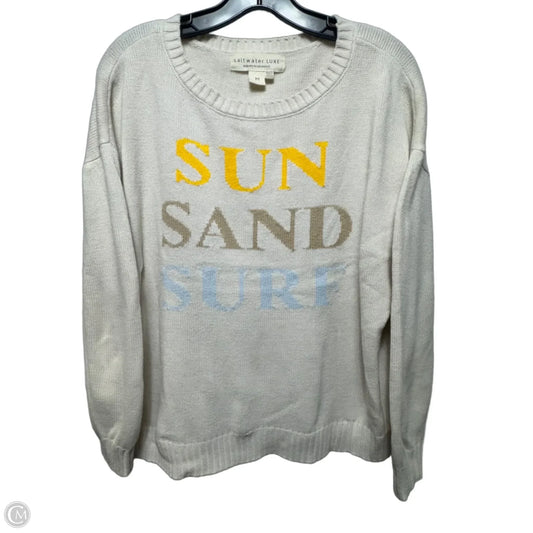 Sweater By Saltwater Luxe In Cream, Size: M