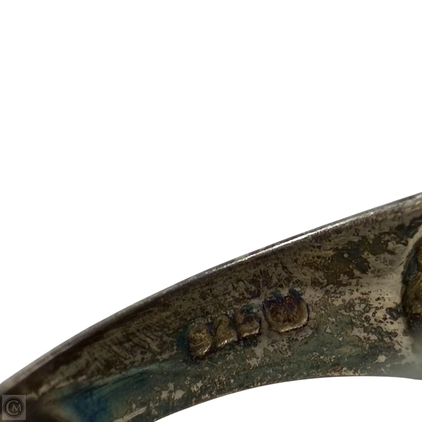 Vintage Sterling Silver Curved Dome Ring, Size: 6