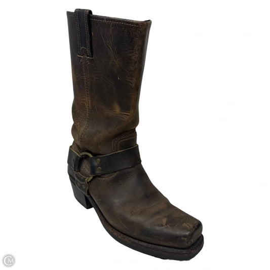 Harness Boots Designer By Frye In Brown, Size: 8.5