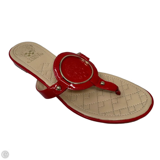 Sandals Flats By Vince Camuto In Red, Size: 8.5
