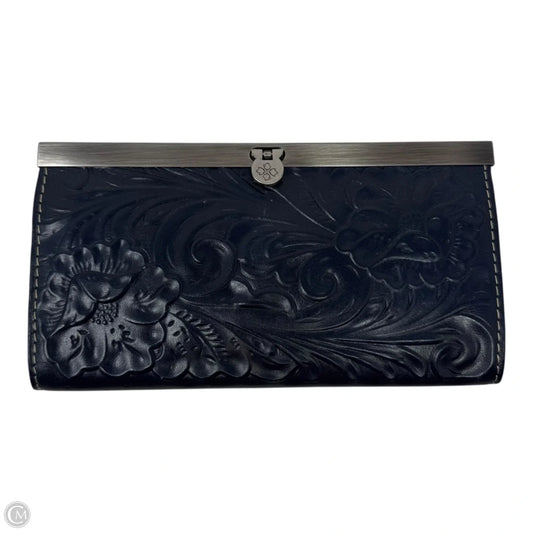 Cauchy Tooled Framed RFID Wallet Designer By Patricia Nash, Size: Medium