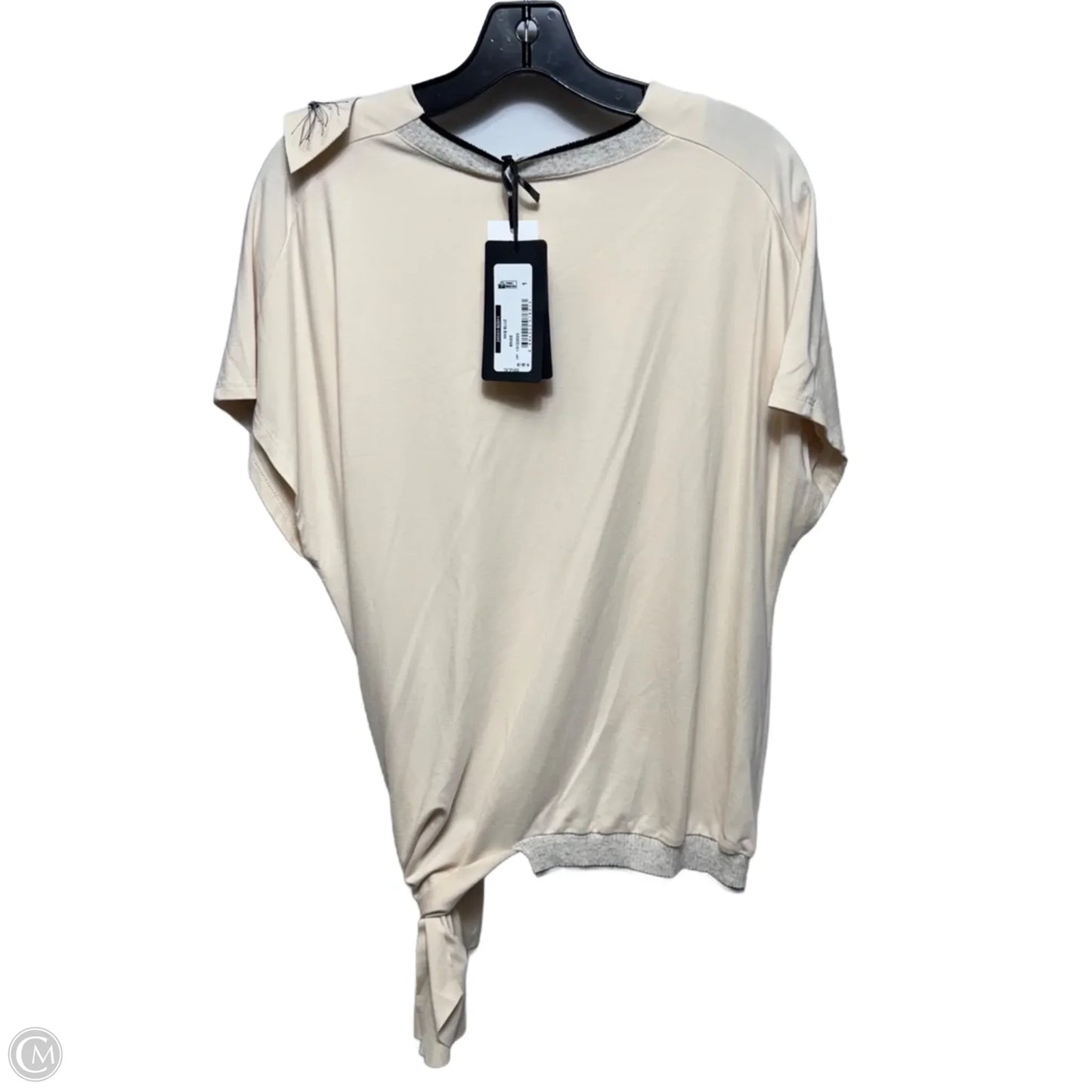 Tunic Short Sleeve By Bize In Cream, Size: M