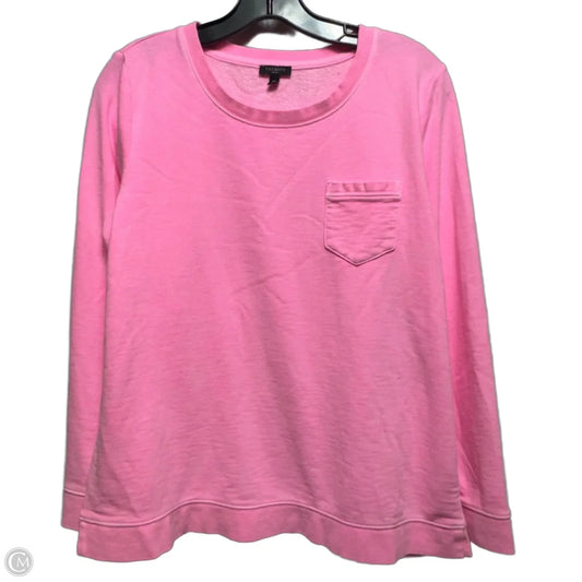 Top Long Sleeve By Talbots In Pink, Size: Mp
