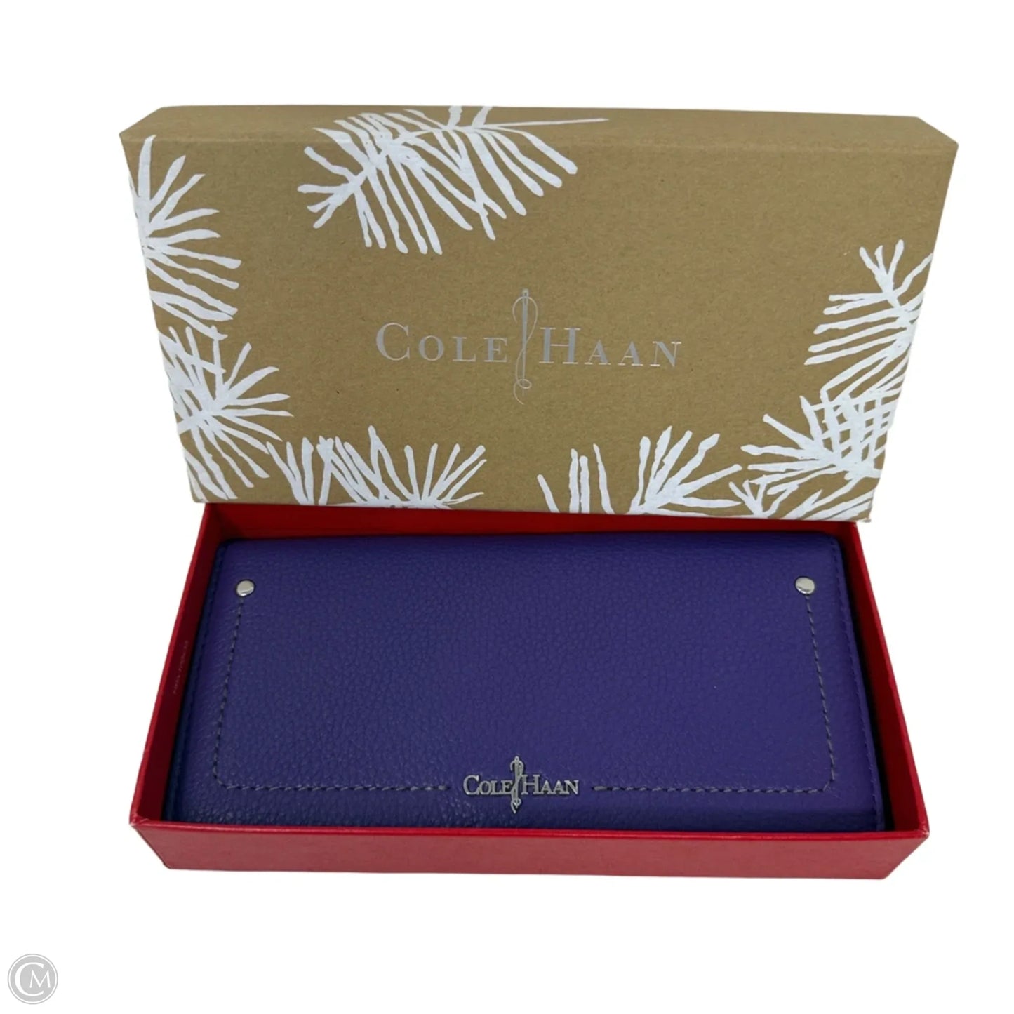 Parker Colorblock Leather Slim Wallet  By Cole-haan, Size: Medium