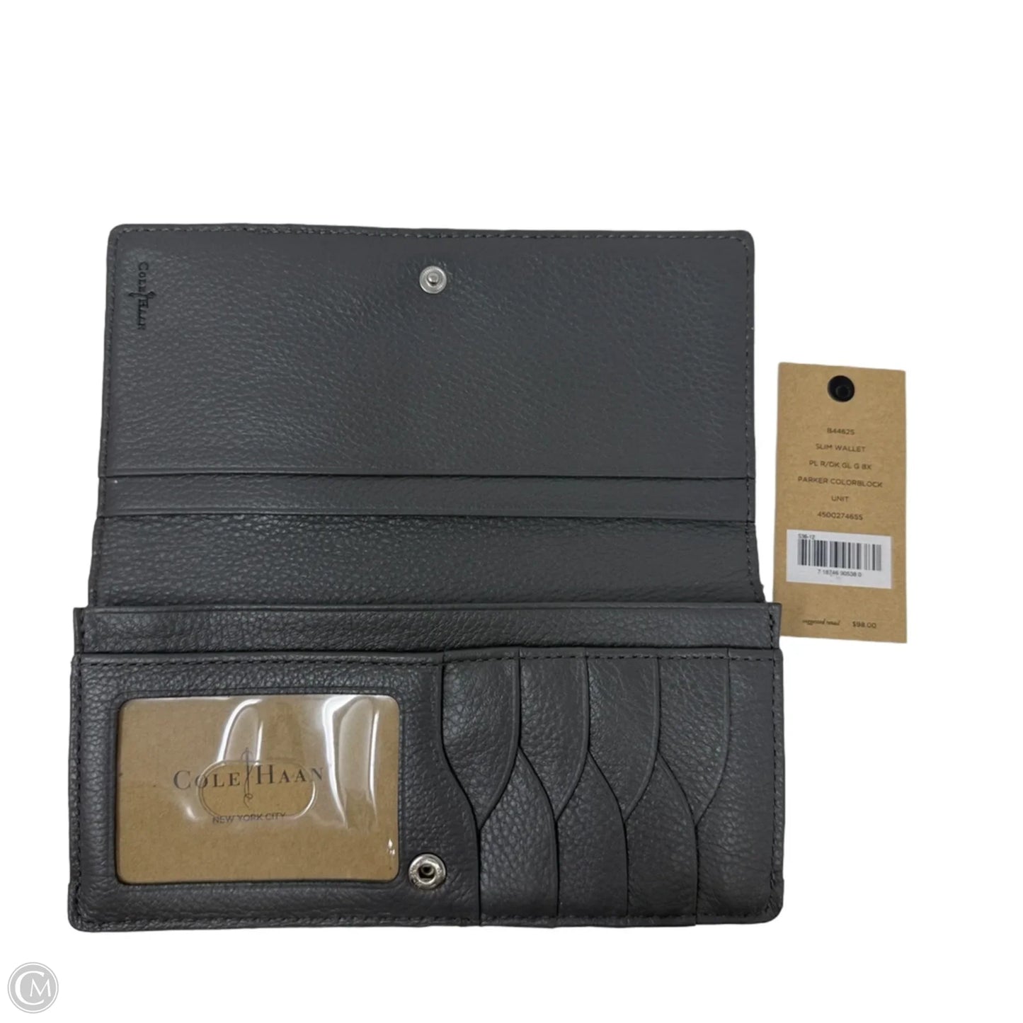 Parker Colorblock Leather Slim Wallet  By Cole-haan, Size: Medium
